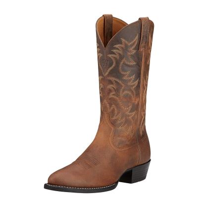 Ariat Heritage R Toe - Western Laarzen Bruin Heren - 17220-918